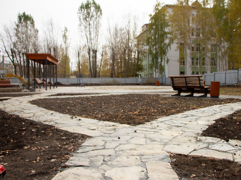 Новая общественная территория появилась в Рябково.