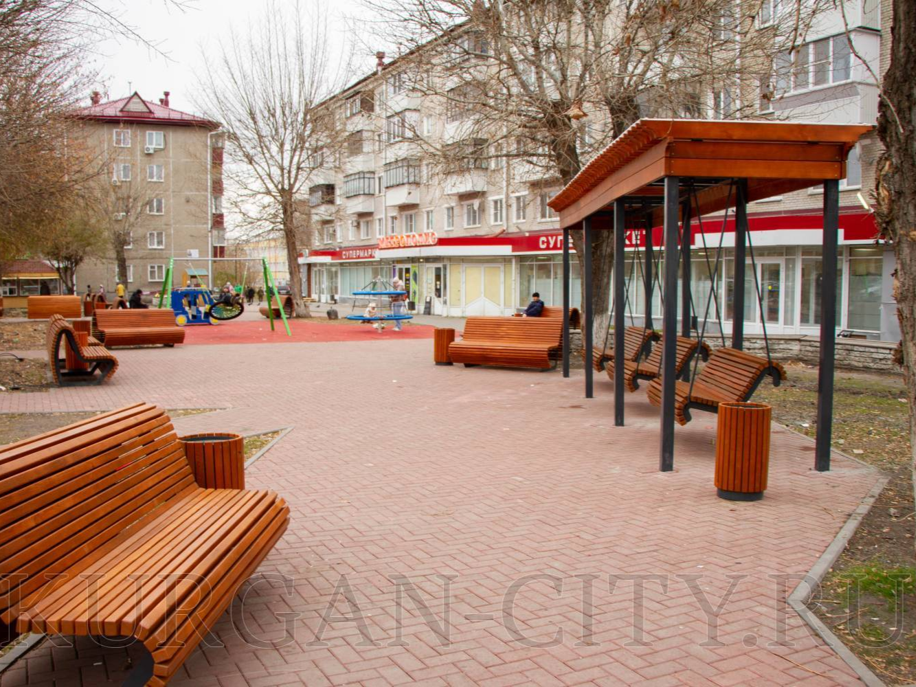 Ещё одна общественная территория Кургана стала местом притяжения горожан.