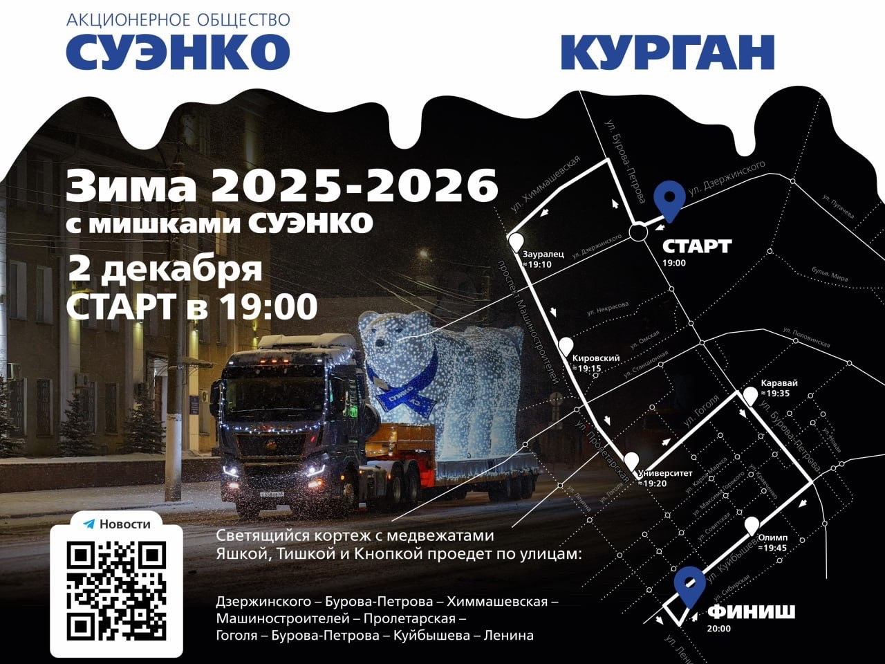 Приезд белых медведей.