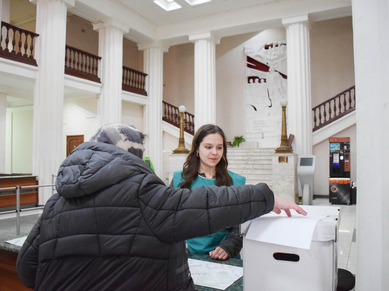 Курганцы голосуют за территорию для благоустройства.