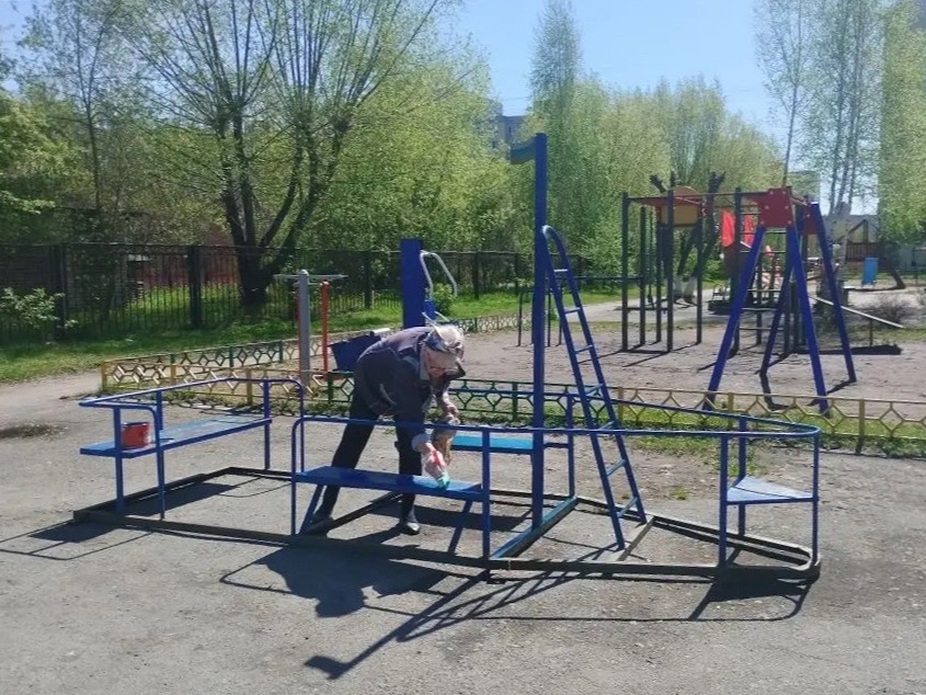 ТОС активно приводят в порядок свои территории.