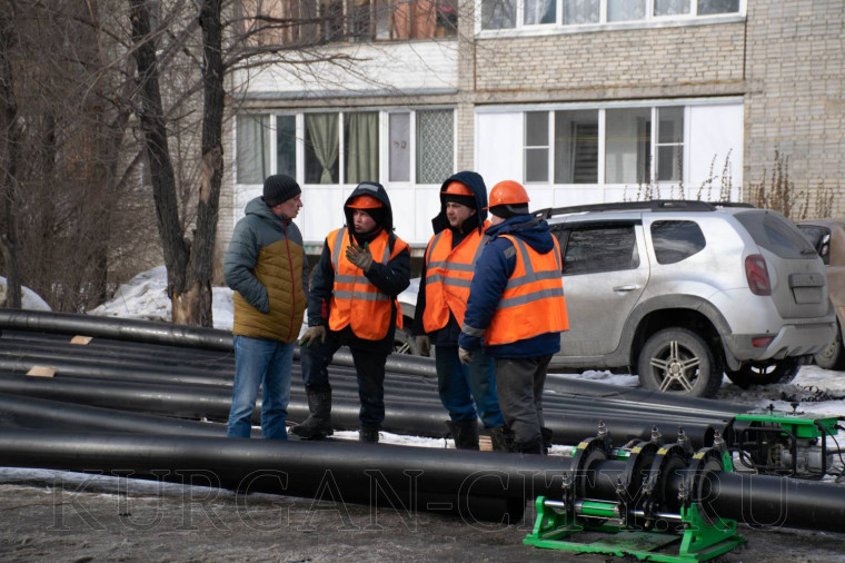 Работы по замене сетей на улице Дзержинского стартовали.