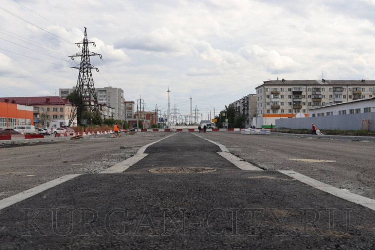 Строительство продолжения автодороги по улице Бурова-Петрова – на финишной прямой.