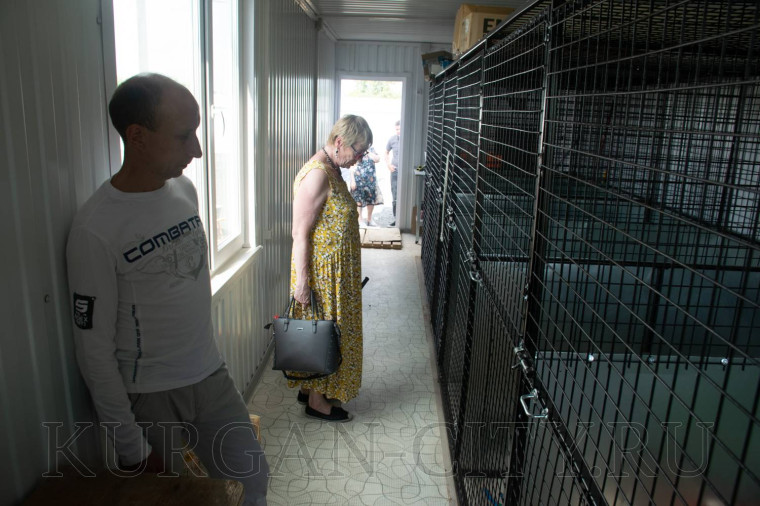 Курганские общественники побывали в муниципальном приюте для бездомных животных.
