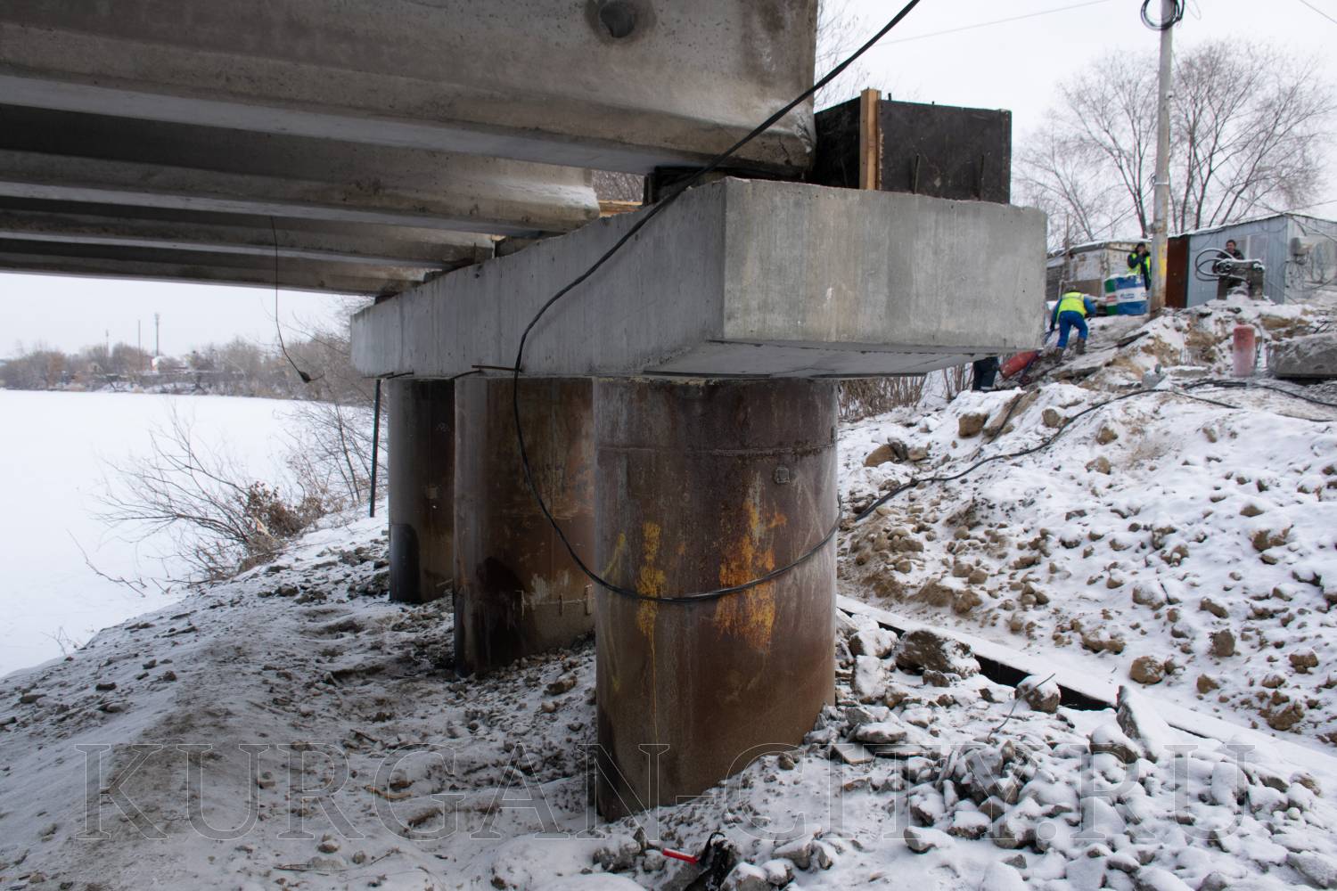 В Кургане продолжаются масштабные ремонты мостов, на финальной стадии – работы по Некрасовскому путепроводу.